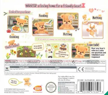 Teddy Together (Europe) (En,Fr,De,Es,It) box cover back